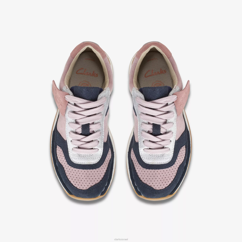 V2681009 שילוב ורוד Clarks craft run tor kid