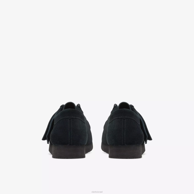 V2681011 זמש שחור Clarks wallabee מבוגר יותר
