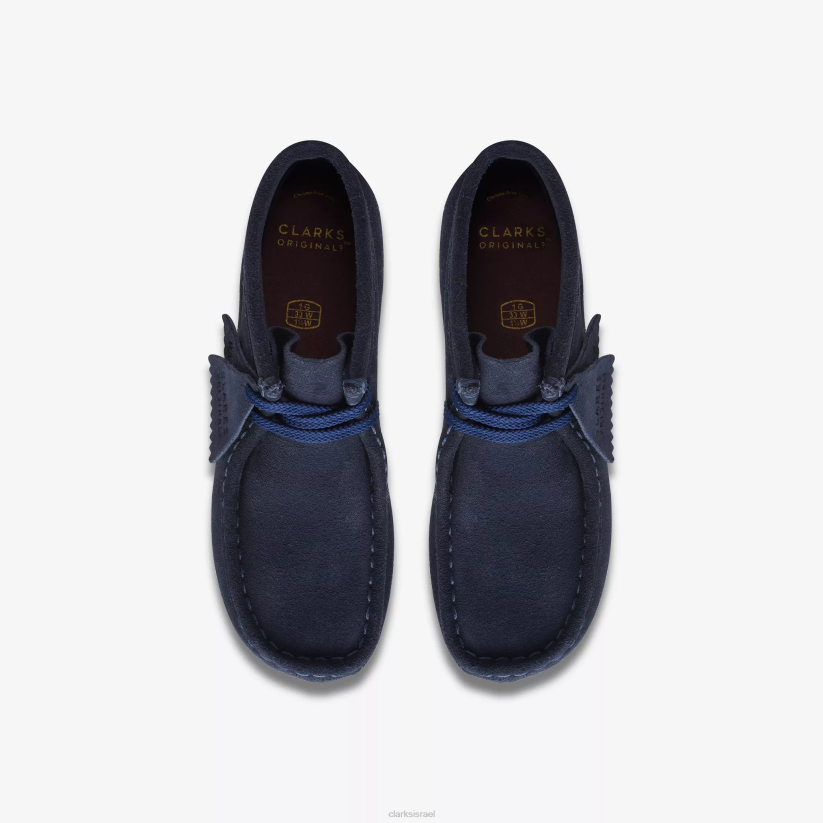 V2681012 זמש נייבי Clarks מגף wallabee ישן יותר