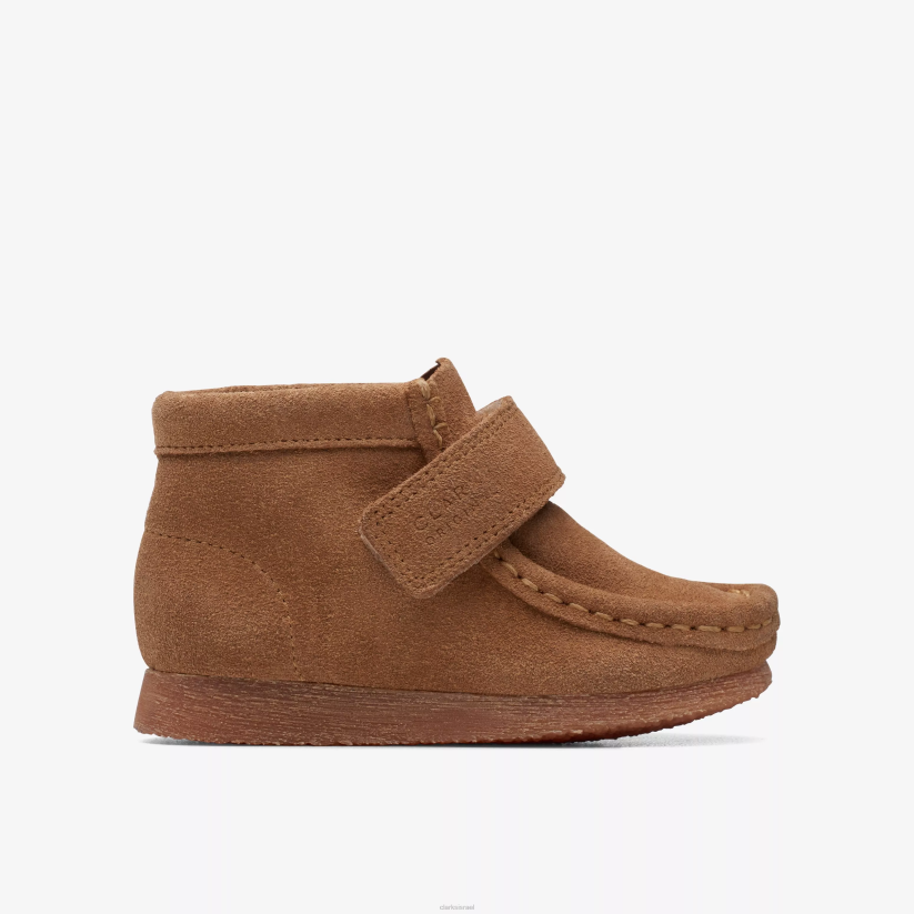 V2681014 זמש חיטה Clarks פעוט מגף wallabee