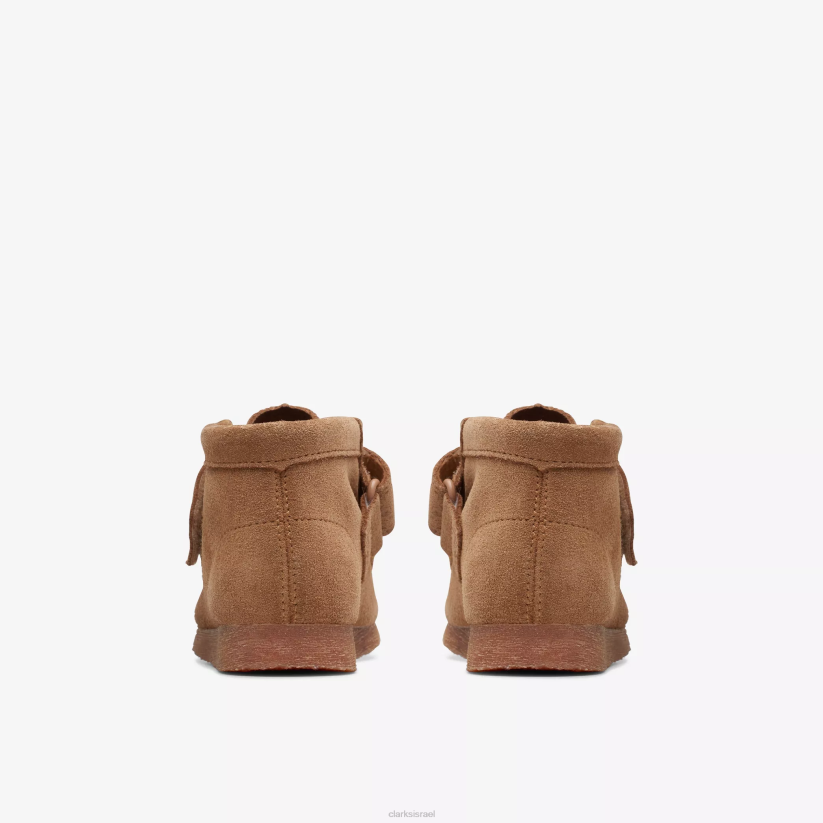 V2681014 זמש חיטה Clarks פעוט מגף wallabee