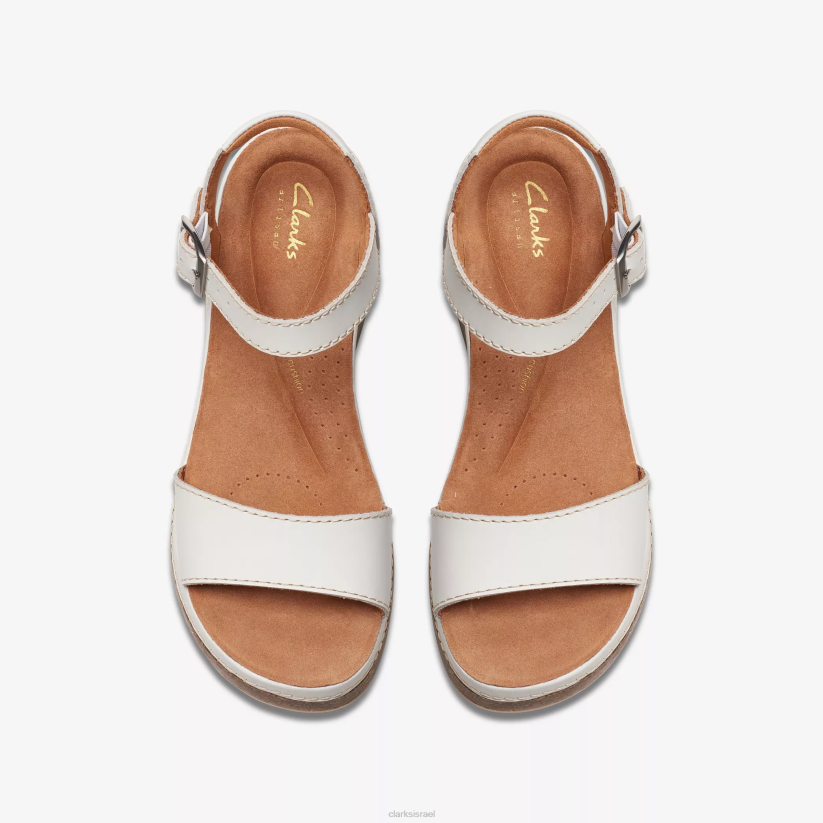 V26810 עור לבן Clarks קסנדה לילי