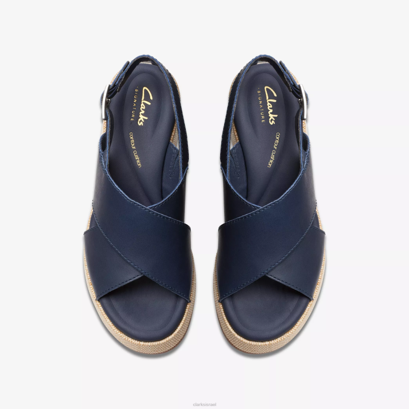 V268127 עור נייבי Clarks משאלת מאנון