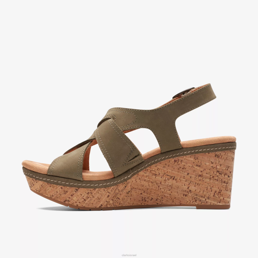 V268150 נובוק זית Clarks elleri rae