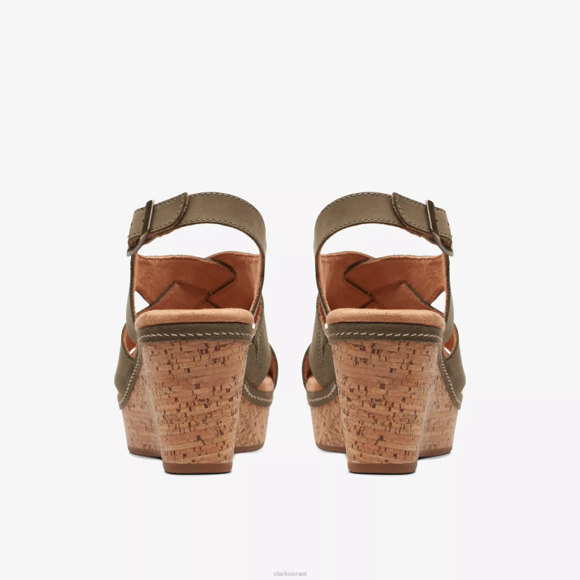 V268150 נובוק זית Clarks elleri rae