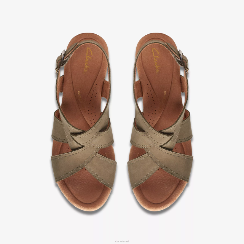 V268150 נובוק זית Clarks elleri rae