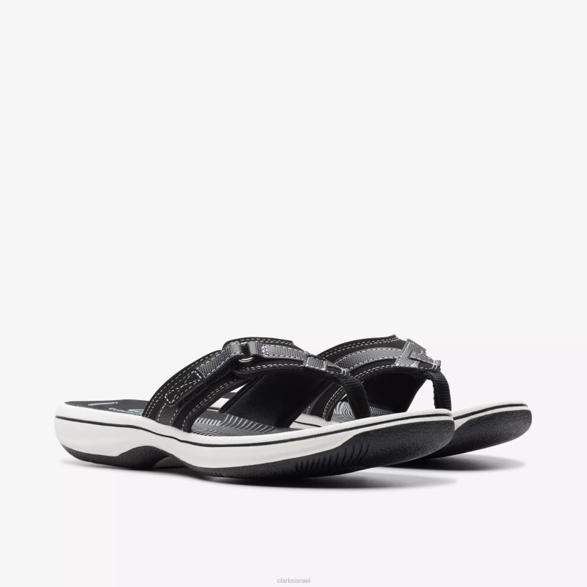 V268169 סינטטי שחור Clarks ים בריזה