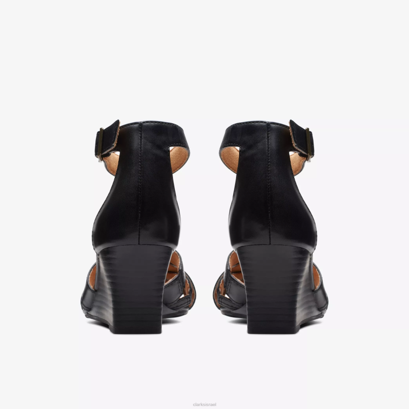 V268173 עור שחור Clarks קסם סילו