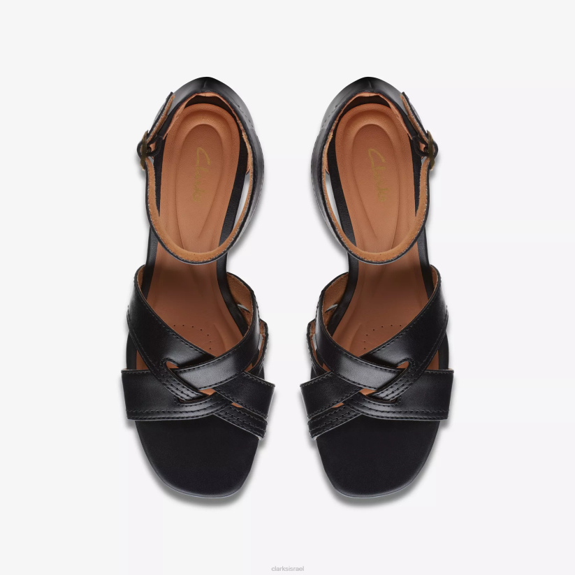 V268173 עור שחור Clarks קסם סילו