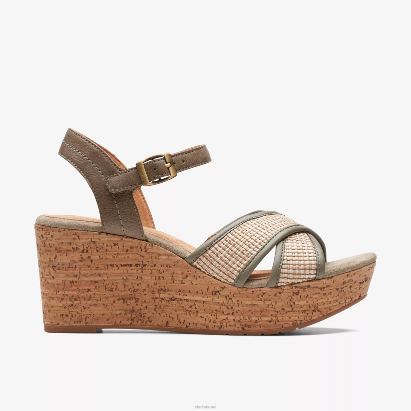 V268174 עור זית Clarks אורי שזיף