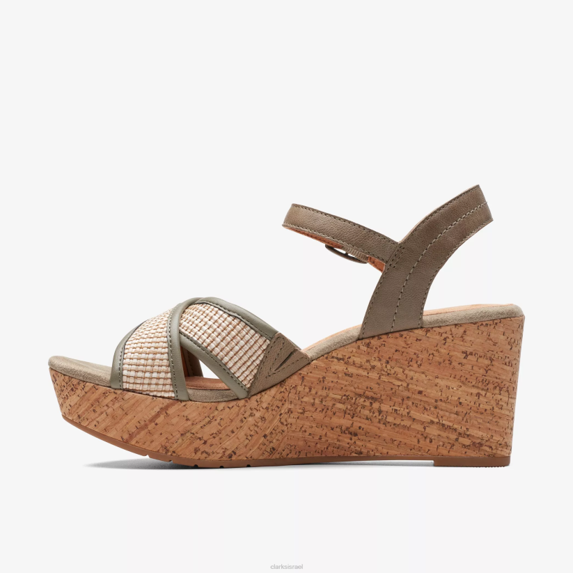 V268174 עור זית Clarks אורי שזיף