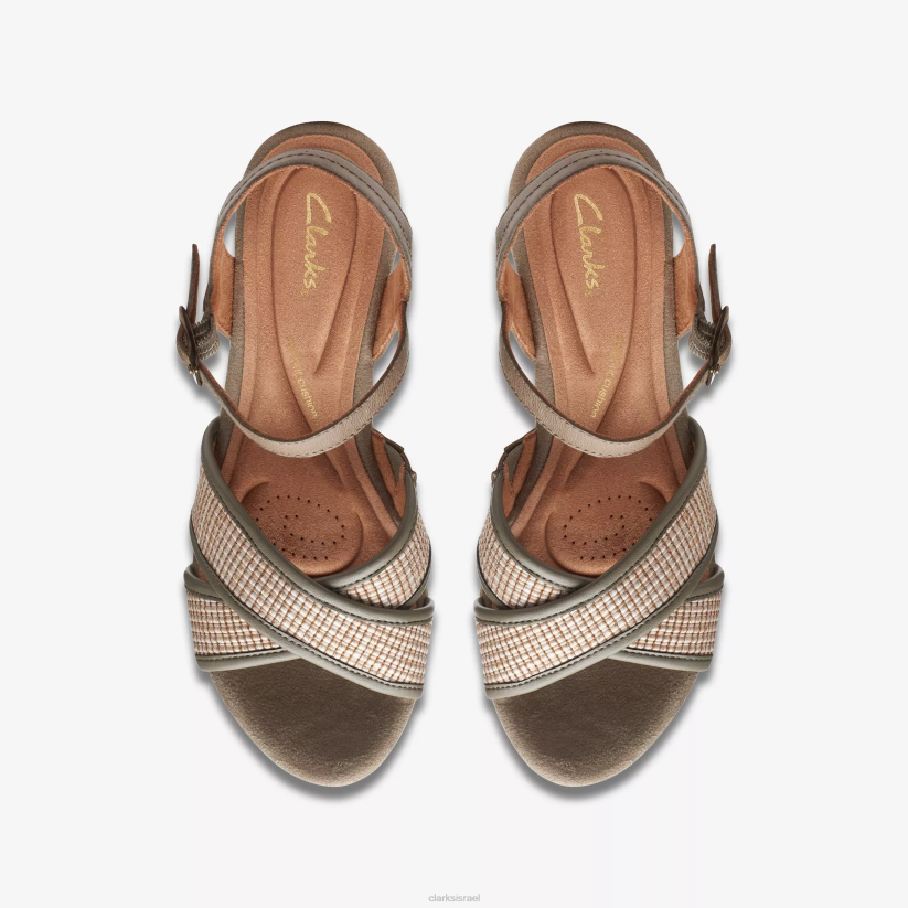 V268174 עור זית Clarks אורי שזיף