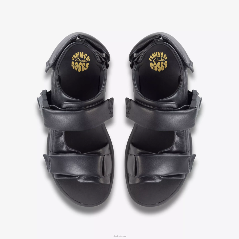 V268176 עור שחור Clarks סנדל לנשים מרטין רוז 1