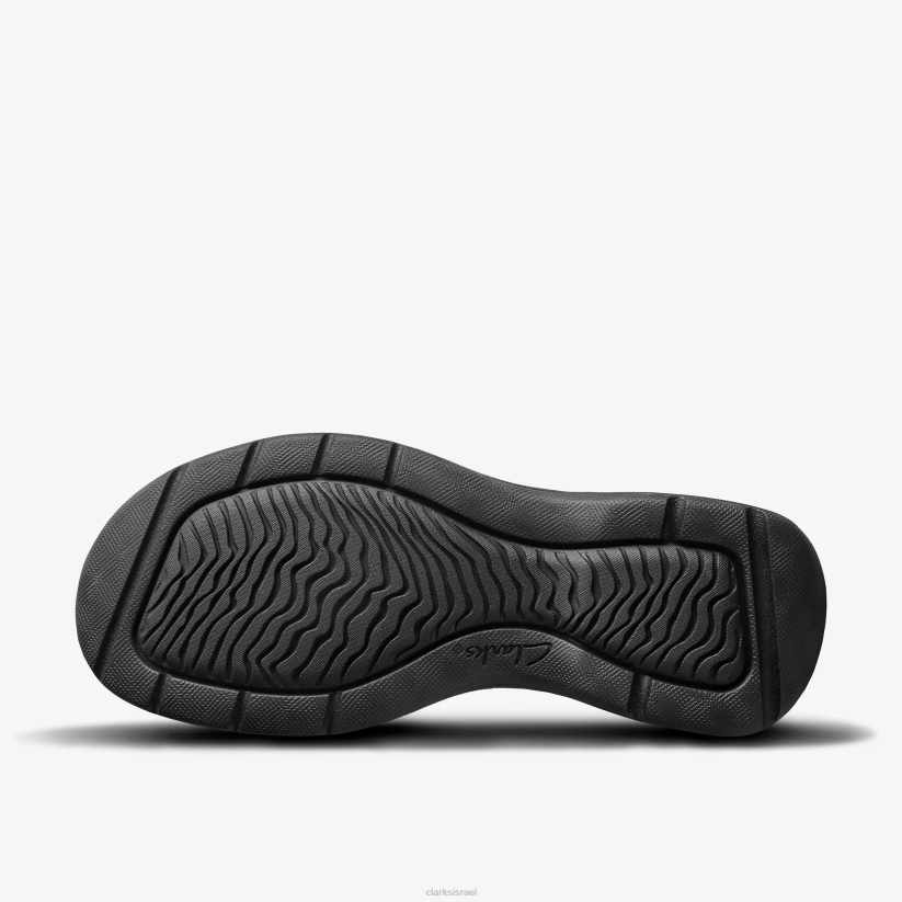 V268182 טקסטיל שחור Clarks סנדל מרטין רוז לנשים 2