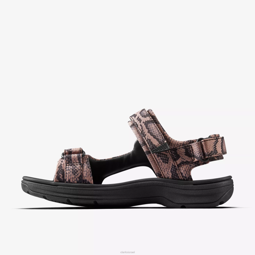 V268183 טקסטיל ורד Clarks סנדל מרטין רוז לנשים 2