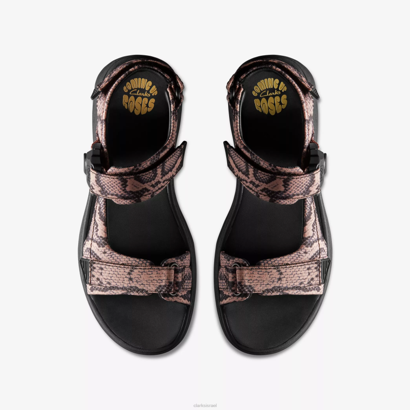 V268183 טקסטיל ורד Clarks סנדל מרטין רוז לנשים 2