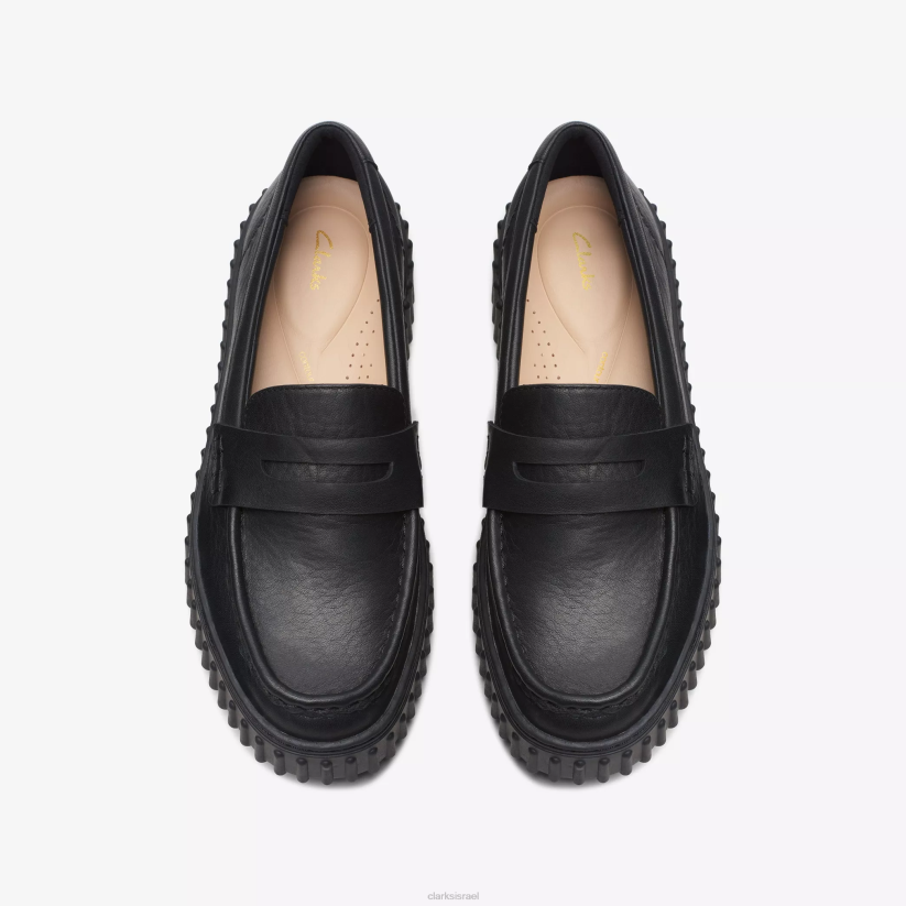 V268189 עור שחור Clarks פני טורהיל