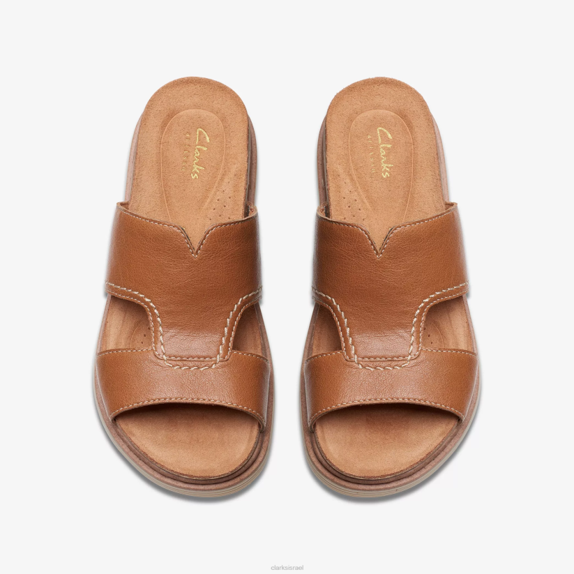 V26818 עור שזוף Clarks הליכה ארוול