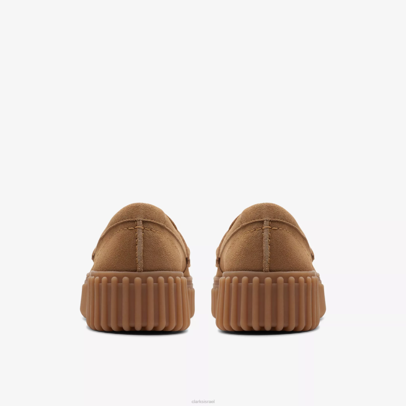 V268190 זמש בצבע שזוף בהיר Clarks פני טורהיל