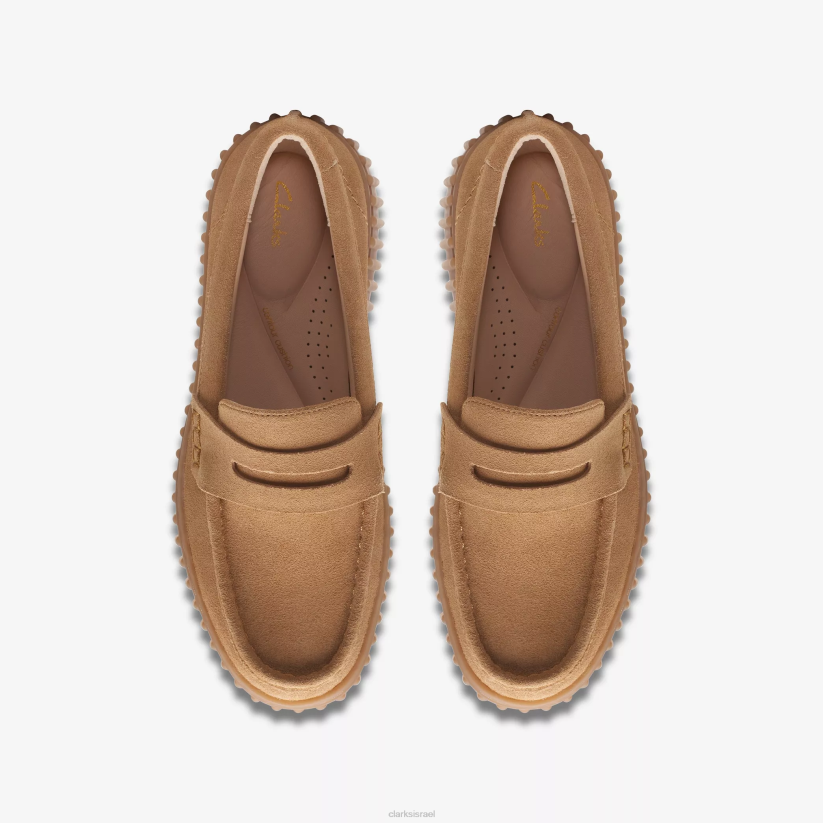 V268190 זמש בצבע שזוף בהיר Clarks פני טורהיל