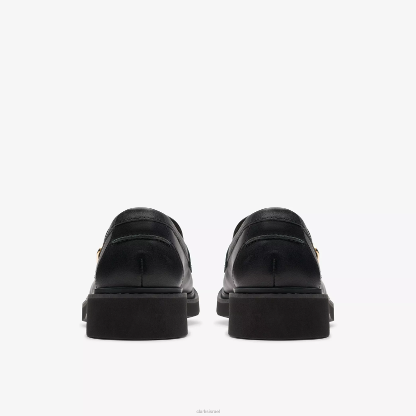 V268198 עור שחור Clarks פרוטה מפוארת