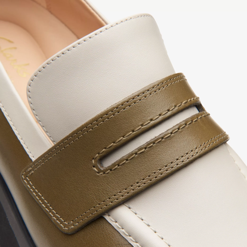 V268199 שילוב זיתים Clarks להישאר כל כך קצה