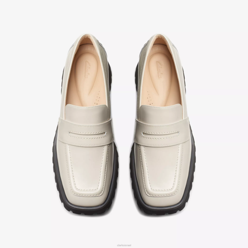 V268201 עור שנהב Clarks להישאר כל כך קצה