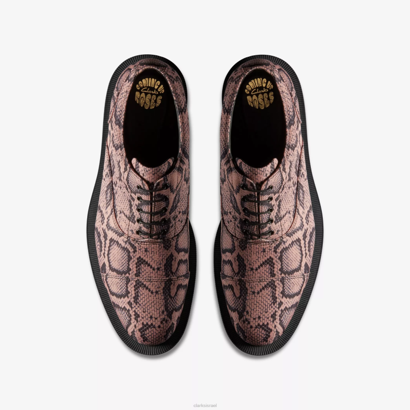 V268206 טקסטיל ורד Clarks מרטין רוז נשים אוקספורד 2