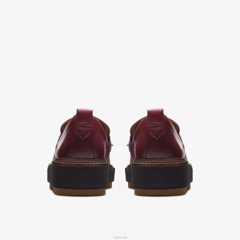 V268208 עור בורדו Clarks אוריאנה לופר