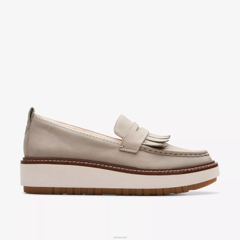 V268209 נובוק אבן Clarks orianna w loafer