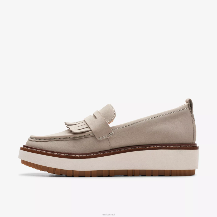 V268209 נובוק אבן Clarks orianna w loafer