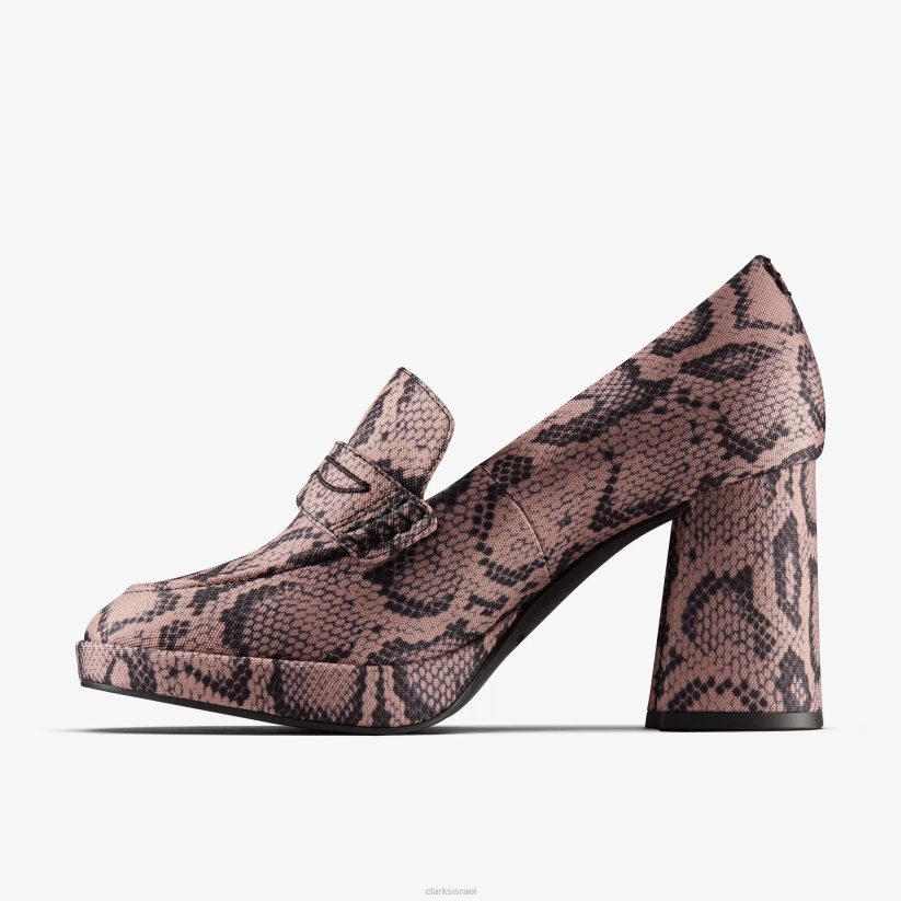 V268219 טקסטיל ורד Clarks מרטין רוז לנשים 2