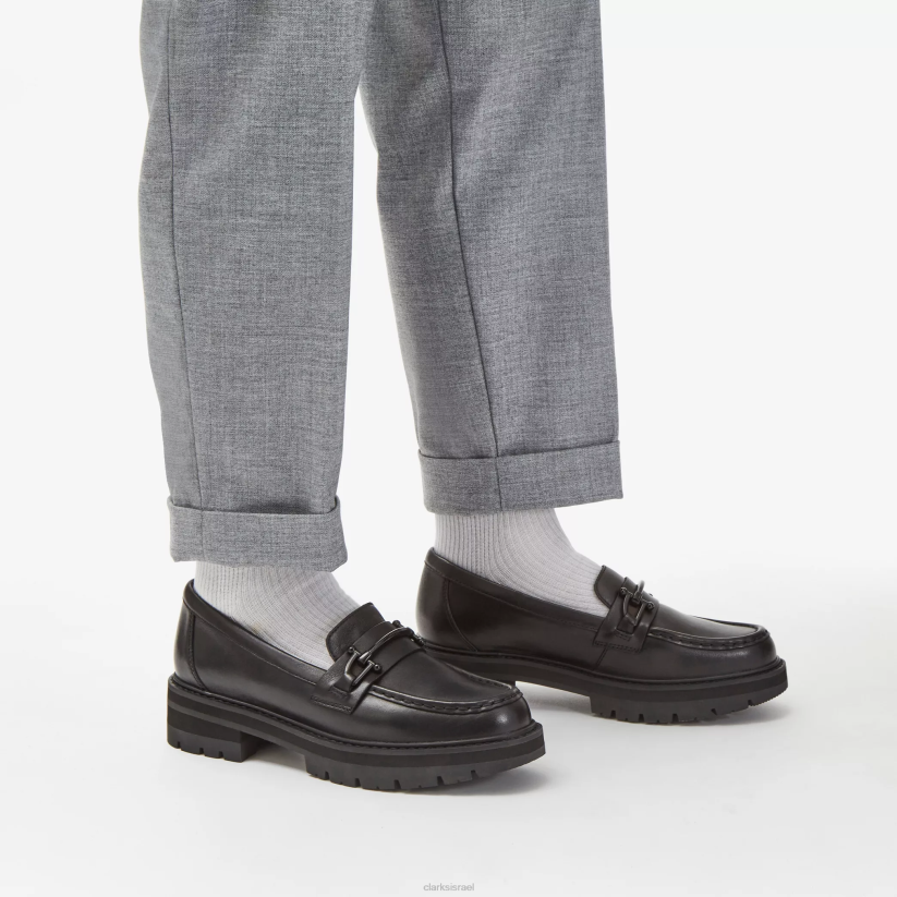 V268222 עור שחור Clarks אורינה קצת