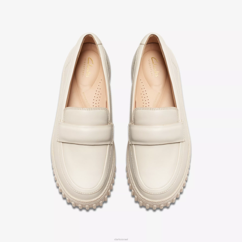 V268233 עור שמנת Clarks מפרץ מייהייל