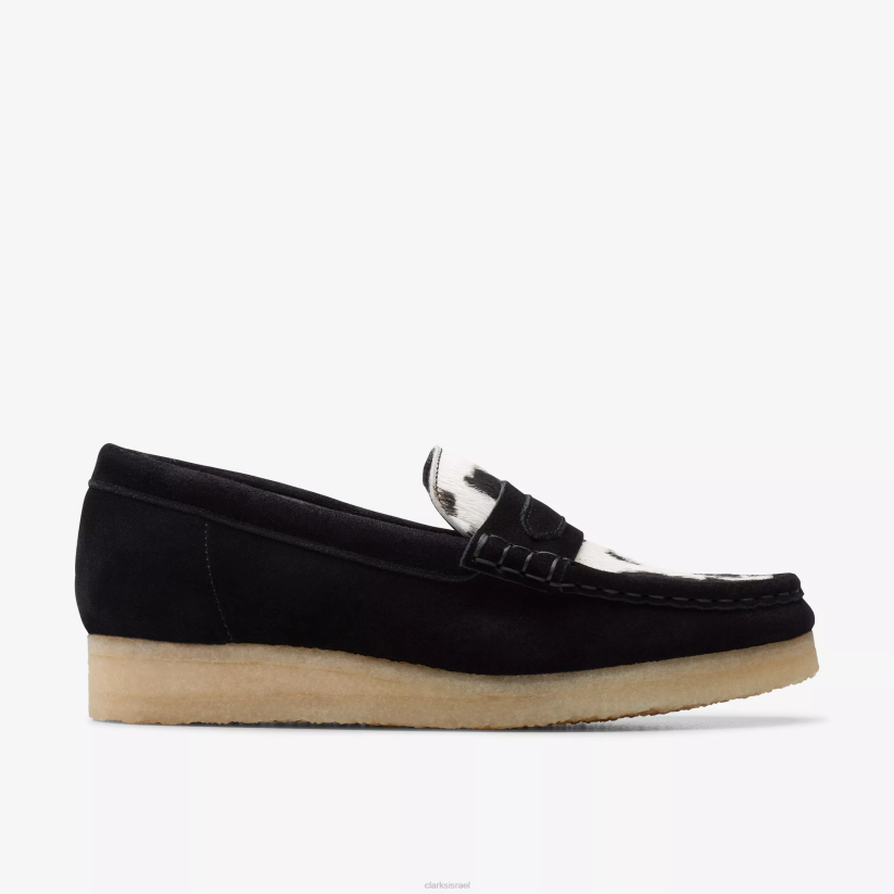 V268237 שיער הדפס פרה Clarks כוסית wallabee