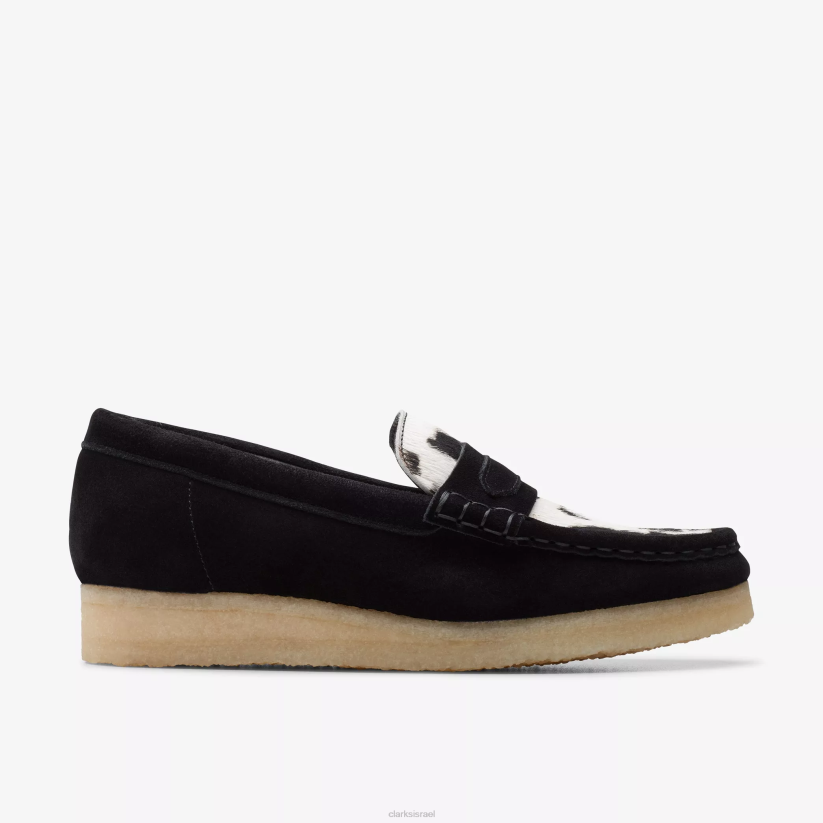V268237 שיער הדפס פרה Clarks כוסית wallabee