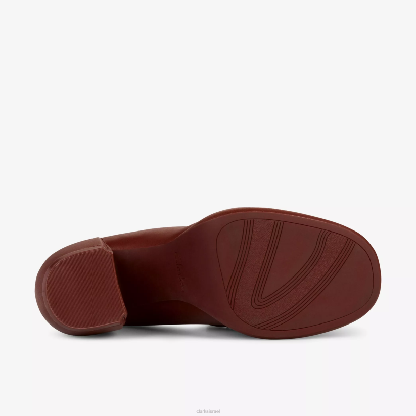 V268244 עור oxblood Clarks מרטין רוז לנשים 1