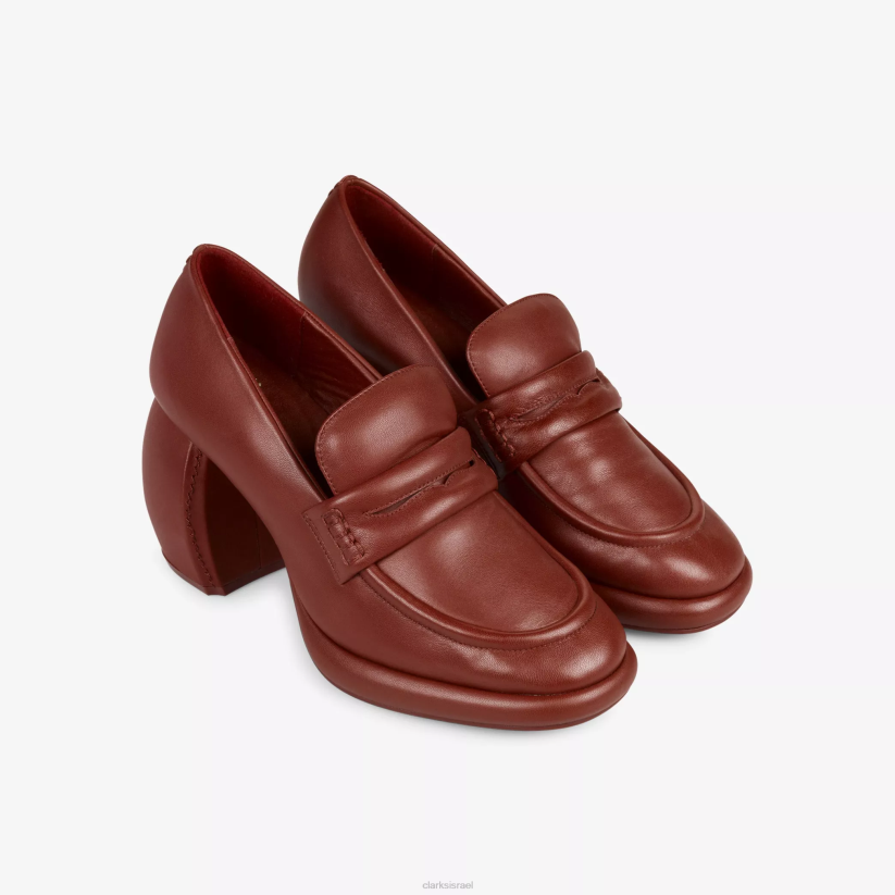 V268244 עור oxblood Clarks מרטין רוז לנשים 1