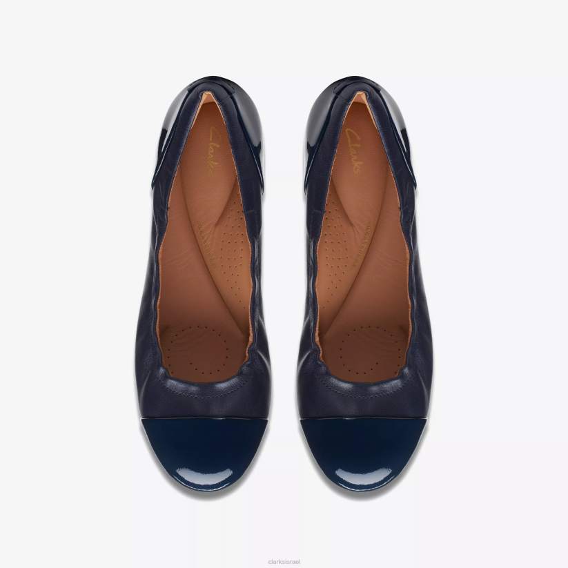 V268262 עור נייבי Clarks רנה ג'אז