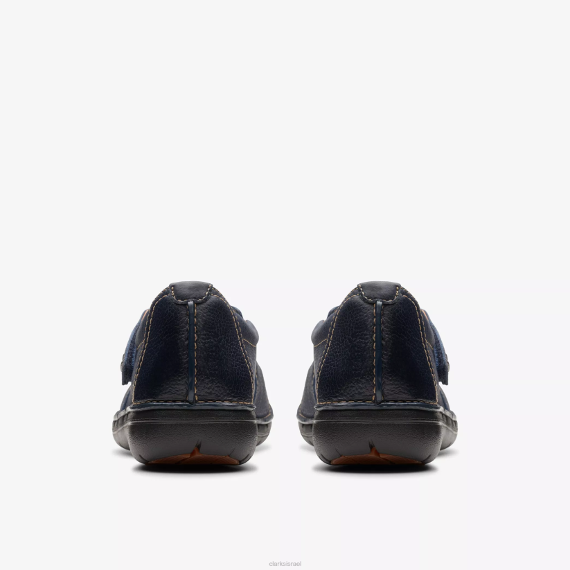 V268291 עור נייבי Clarks רצועת לולאה