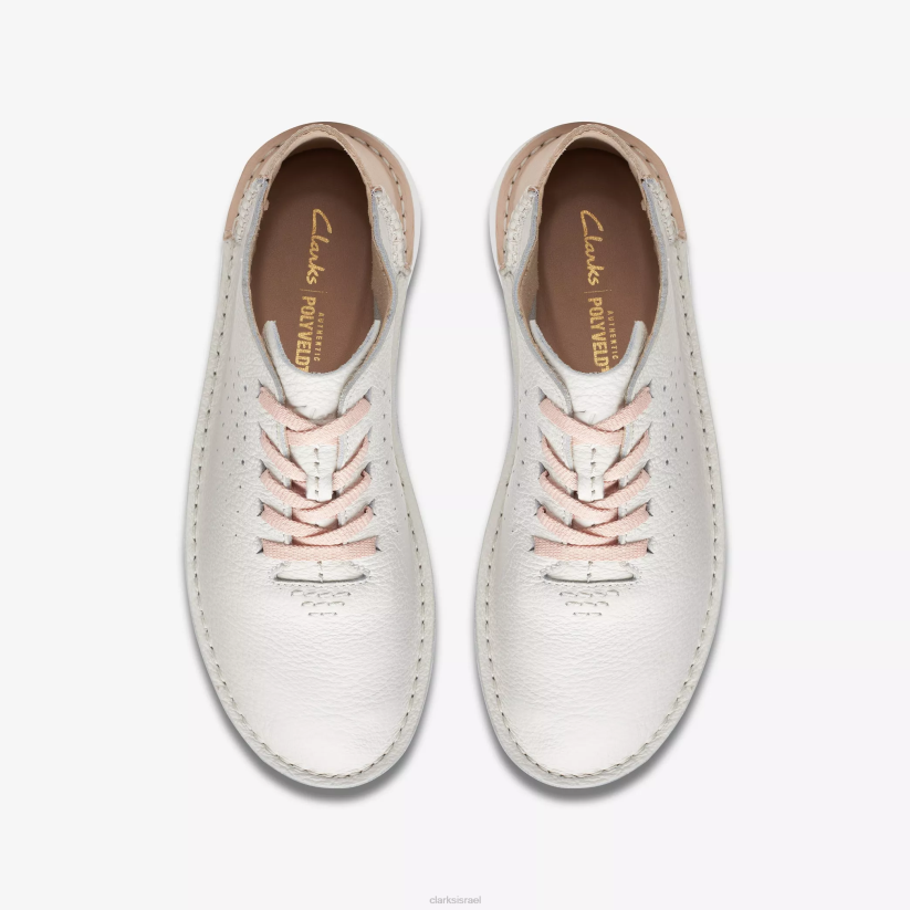 V268360 שילוב לבן Clarks velhill etch