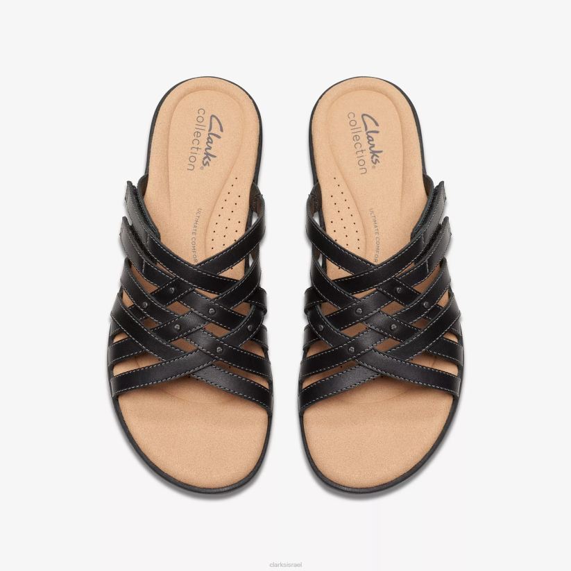 V268372 עור שחור Clarks אליזבל ריו