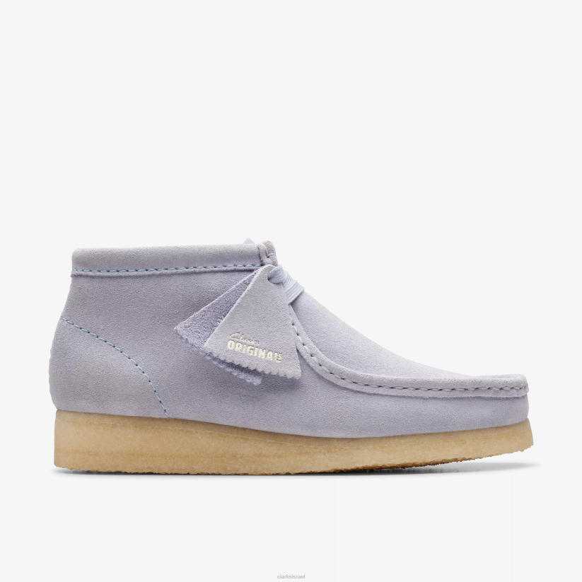 V268377 זמש אפור ענן Clarks מגף wallabee