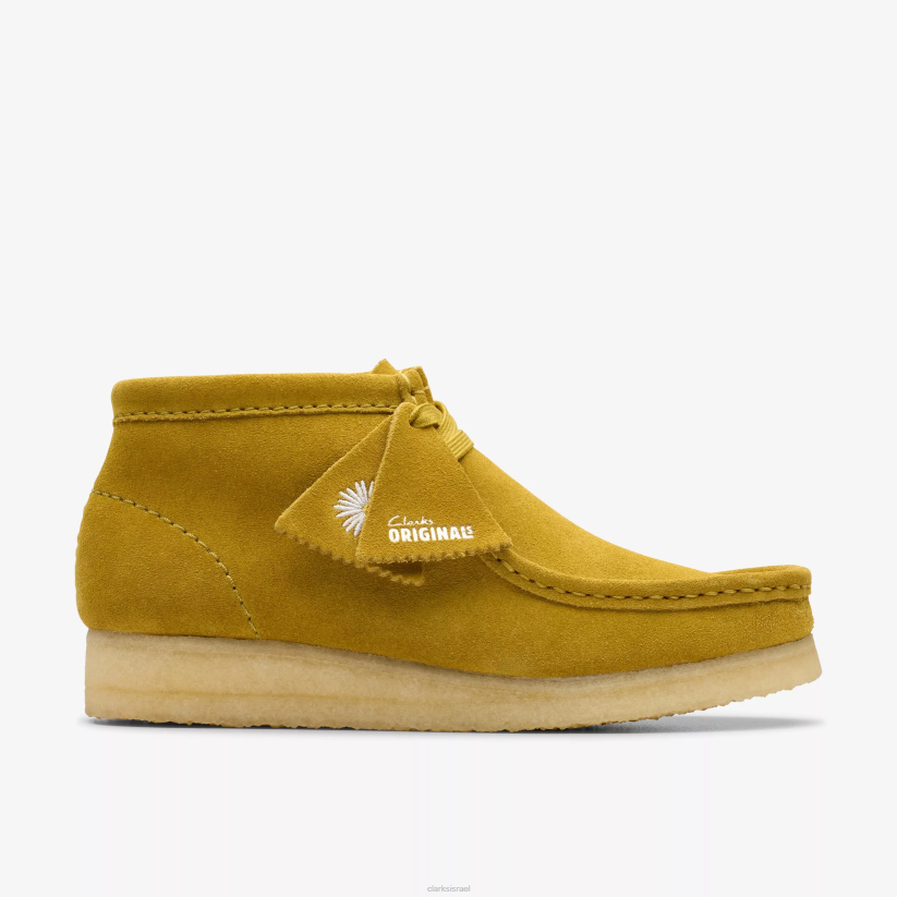 V268379 זמש זית Clarks מגף wallabee
