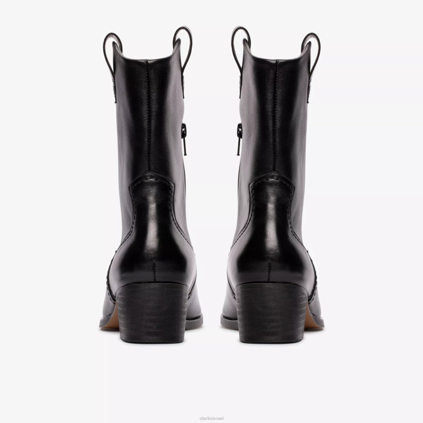 V268387 עור שחור Clarks אוקטביה למעלה