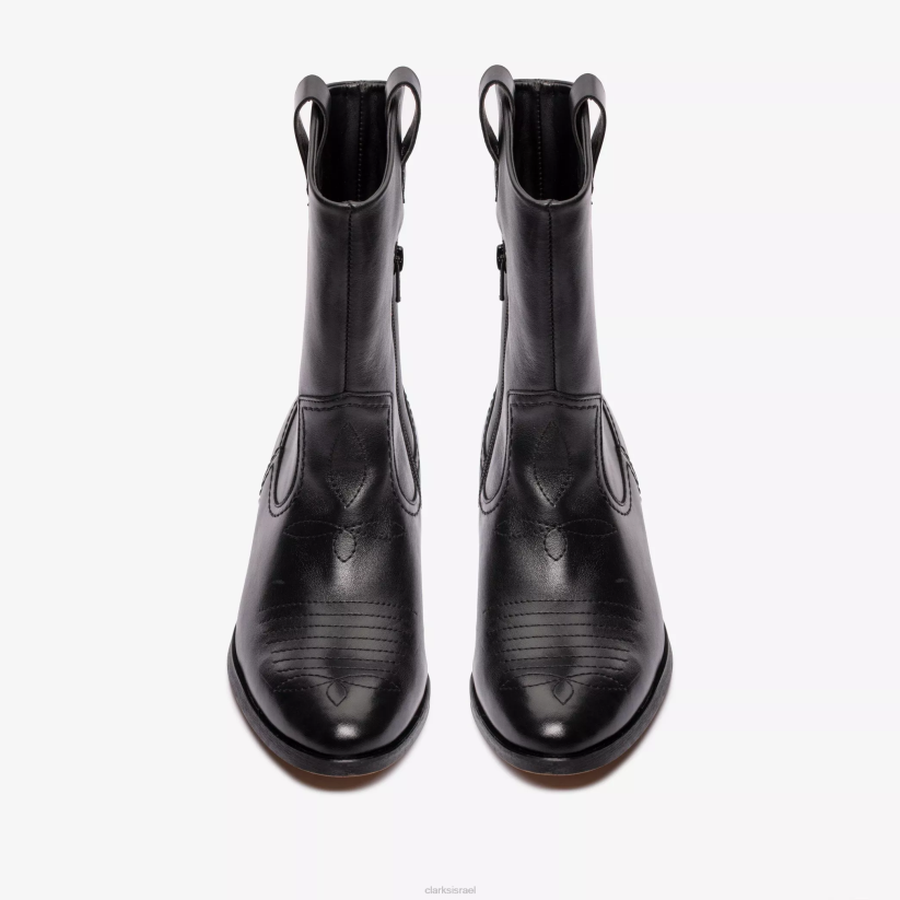 V268387 עור שחור Clarks אוקטביה למעלה