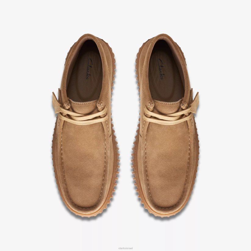 V268389 זמש חול כהה Clarks טורהיל היי