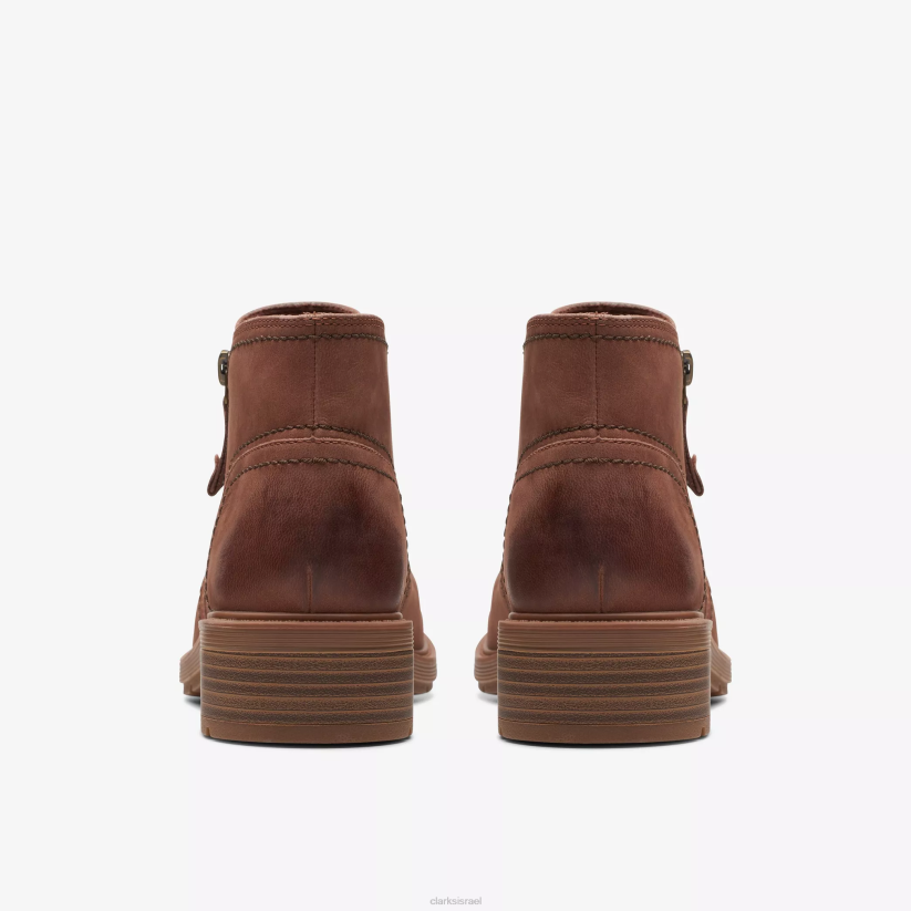 V268401 tan nubuck Clarks יונת אח