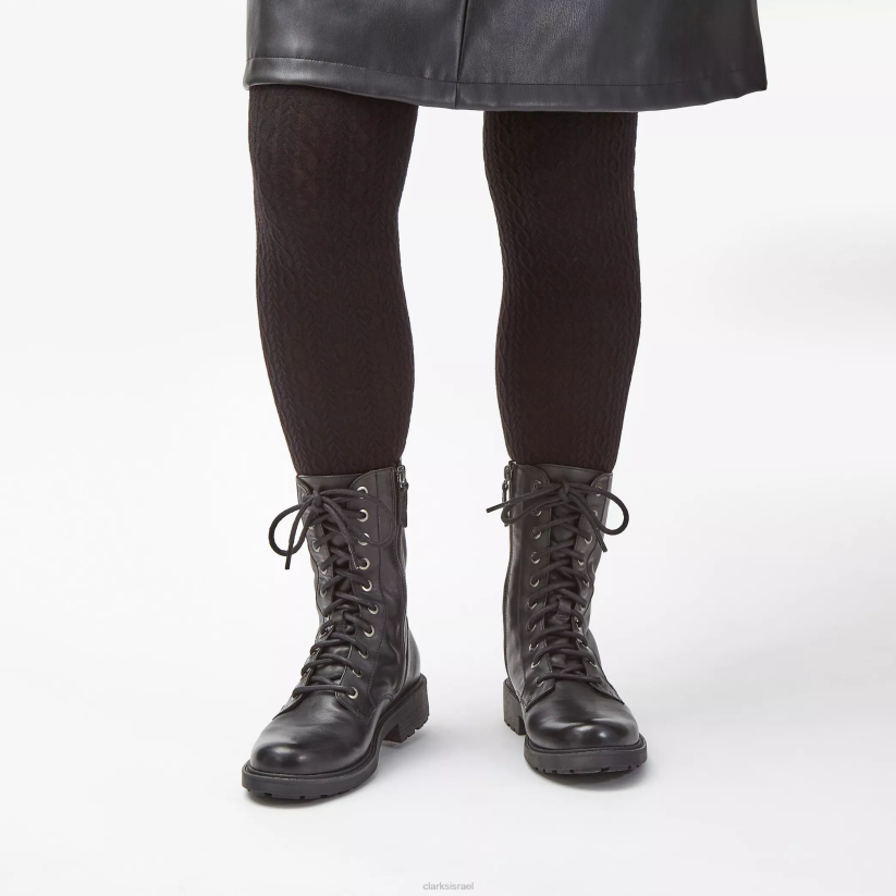 V268405 עור שחור Clarks אורינוקו 2 בסגנון