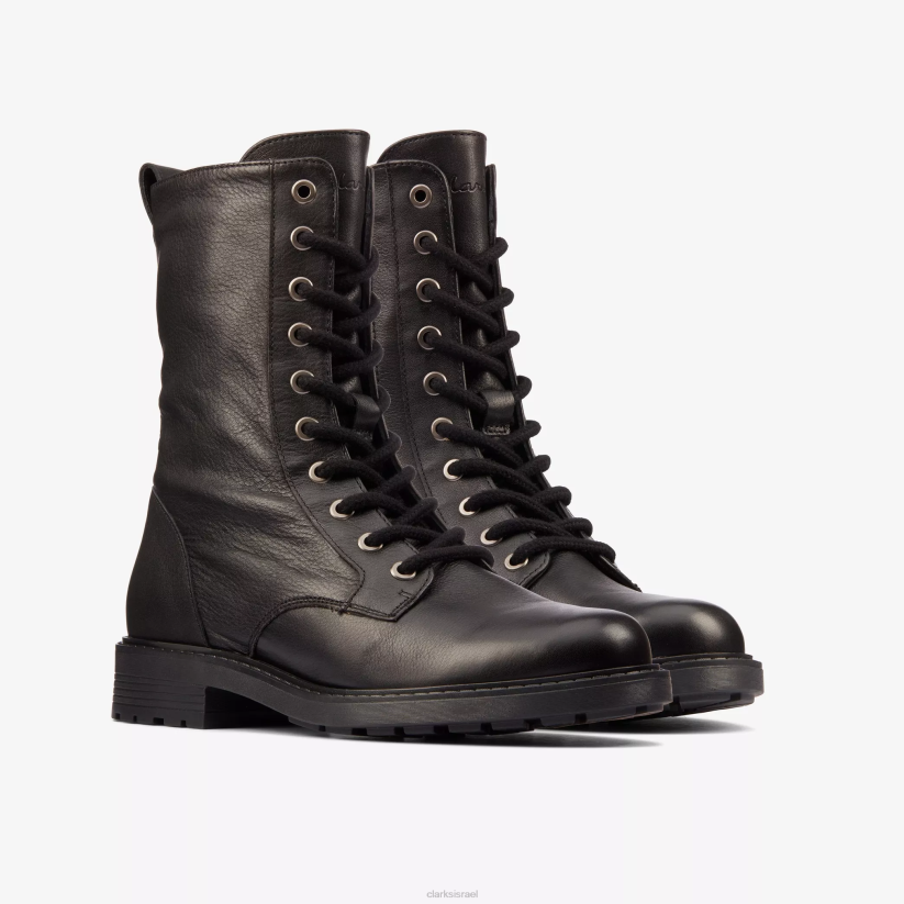 V268405 עור שחור Clarks אורינוקו 2 בסגנון